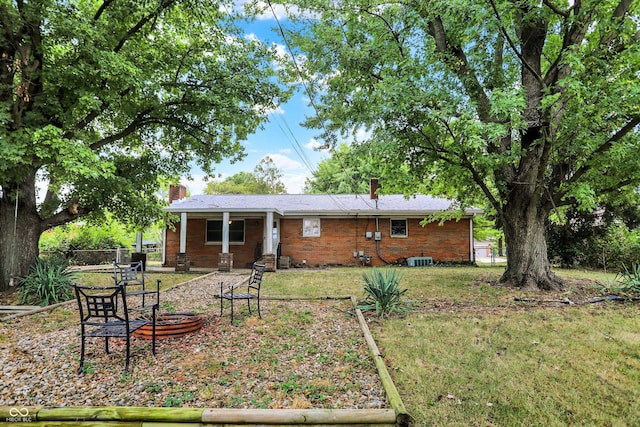 view of ranch-style home