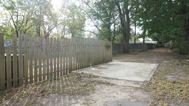 view of yard featuring a patio area