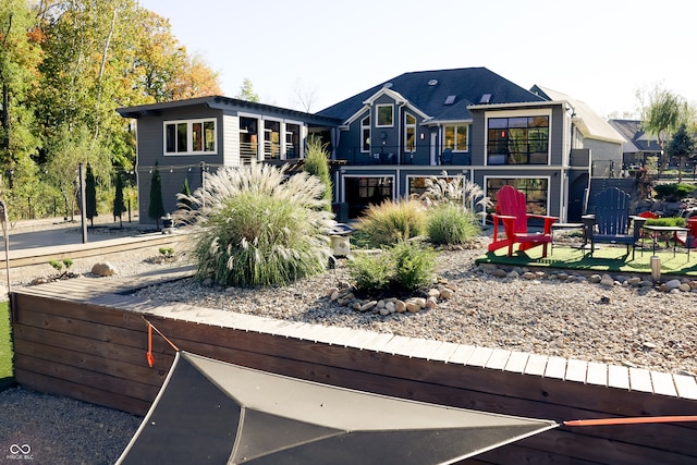 view of rear view of house