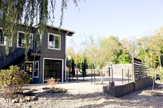 view of rear view of property