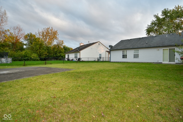 view of yard