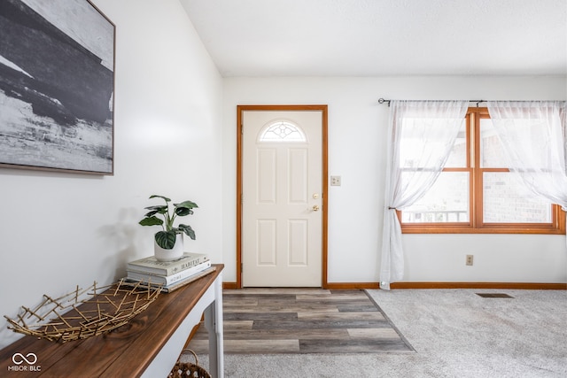 entryway featuring plenty of natural light