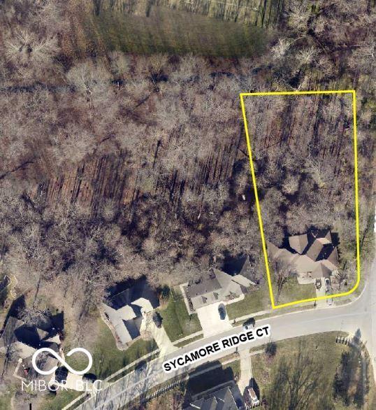 466 Sycamore Ridge Ct, Avon, IN 46123 - map / location featuring property boundaries highlighted