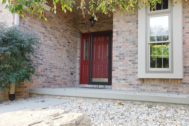 466 Sycamore Ridge Ct, Avon, IN 46123 - doorway to property featuring brick siding