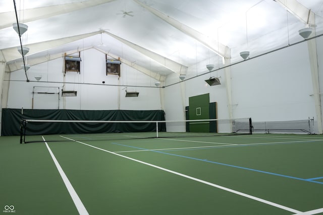 view of tennis court