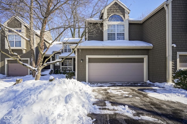 front facade featuring a garage