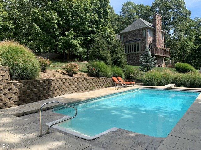 10781 Cedar Ridge Ln, Brownsburg, IN 46278 - outdoor pool featuring a patio