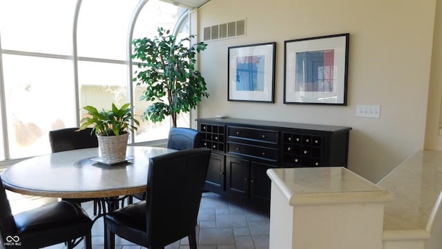 dining space featuring a wealth of natural light