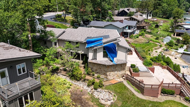 4161 S Summit Ln, Columbus, IN 47201 - aerial view of residential area