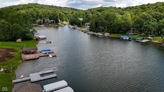 4161 S Summit Ln, Columbus, IN 47201 - aerial view of a nearby body of water