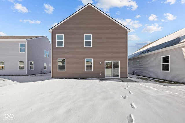 view of rear view of property