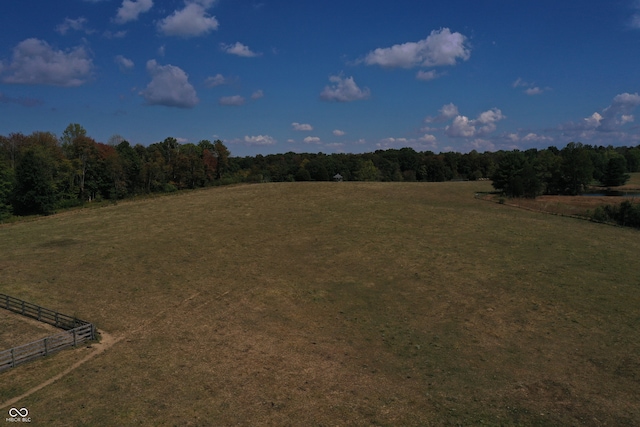 view of nature featuring a rural view