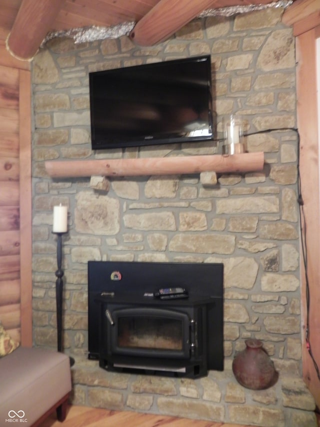 interior details featuring hardwood / wood-style floors