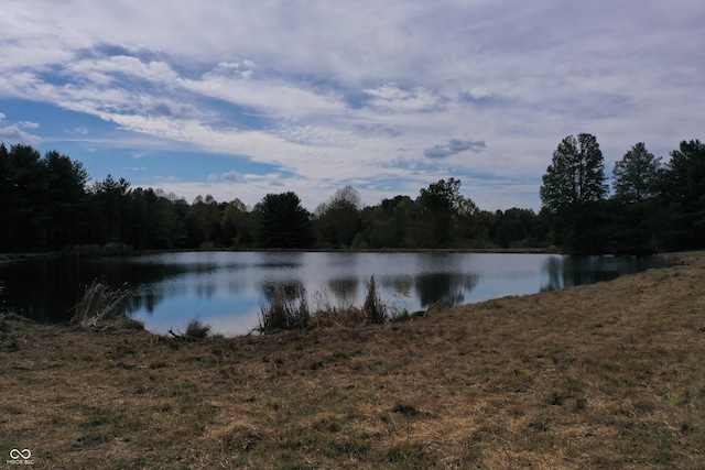 view of water feature