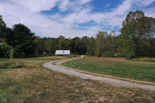 view of road