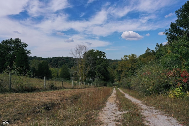 view of road