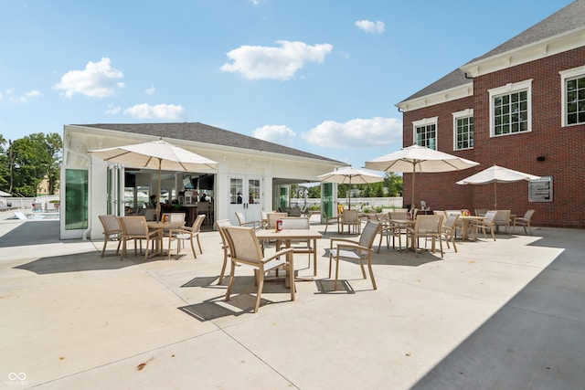 view of patio / terrace with french doors