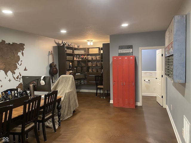 view of dining space