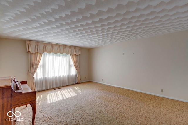 interior space with carpet flooring