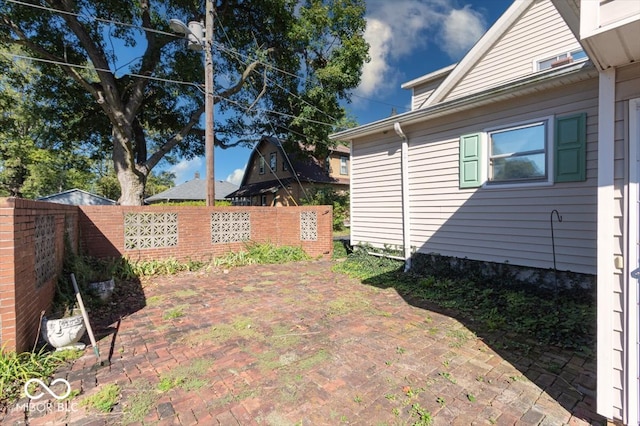 exterior space featuring a patio area