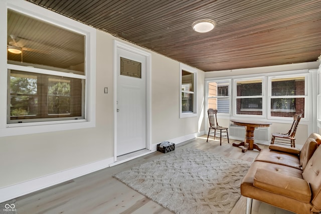 sunroom / solarium with plenty of natural light