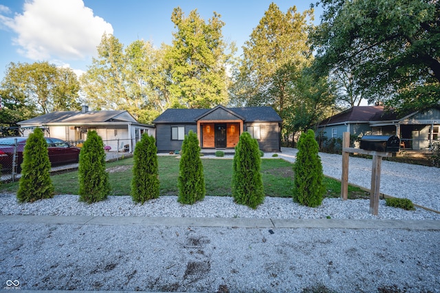 view of front of home