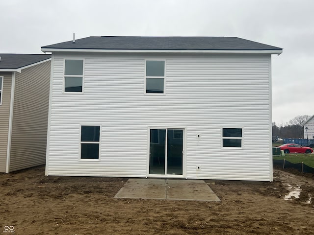 rear view of property with a patio