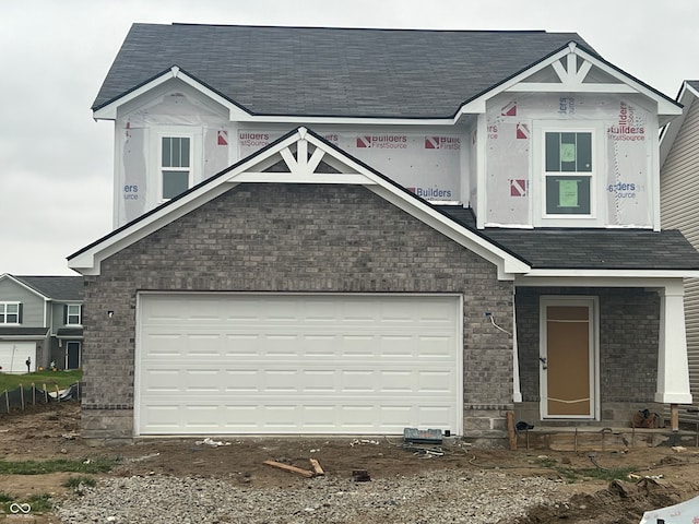 property under construction featuring a garage