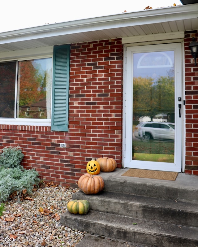 view of exterior entry