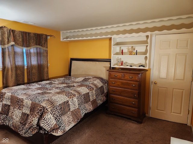 bedroom featuring carpet flooring