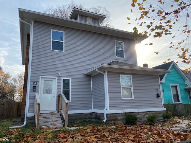 view of back of house