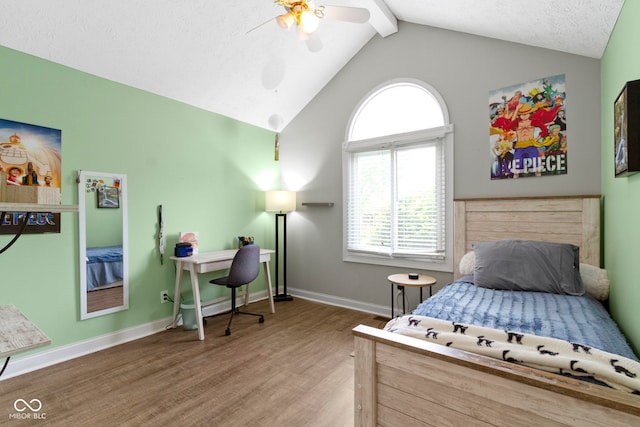 603 Ophelia Dr, Avon, IN 46123 - bedroom with wood finished floors, baseboards, and a ceiling fan