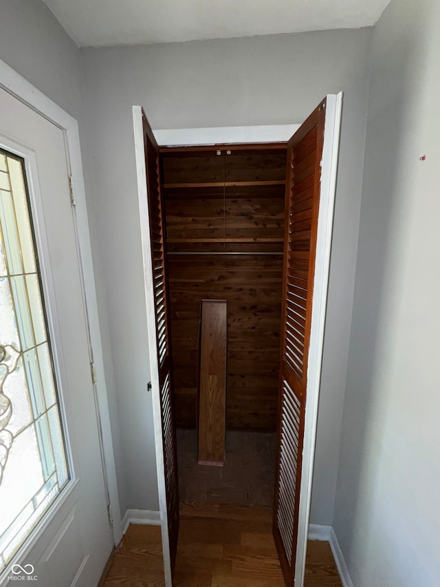 view of closet