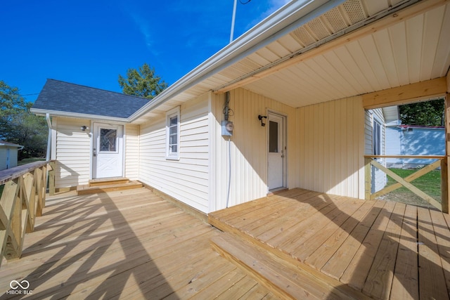 2682 E 150 S, Anderson, IN 46017 - view of deck