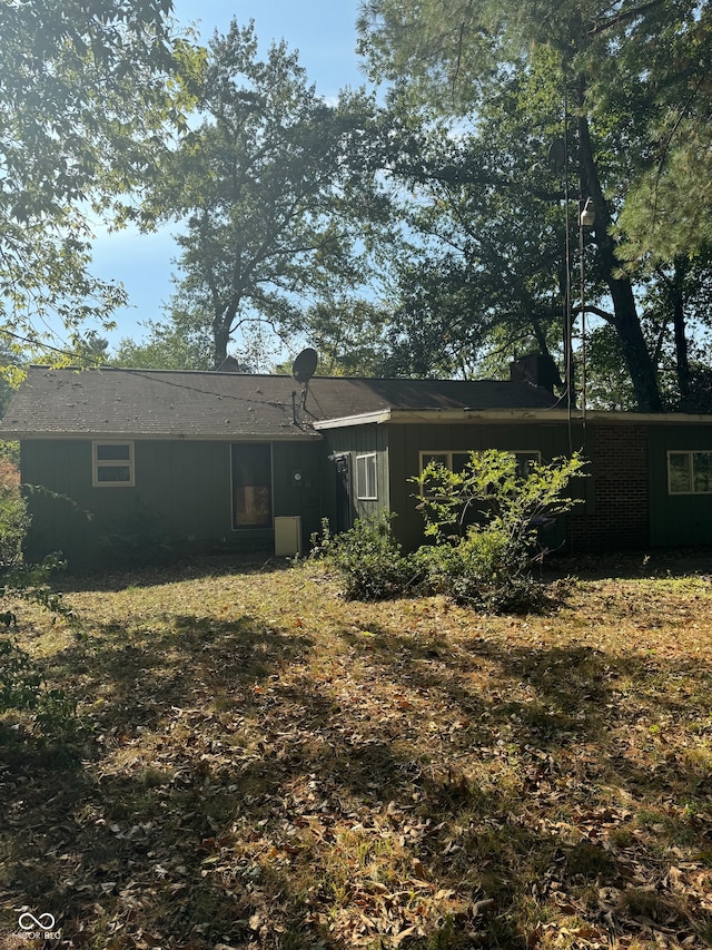 view of rear view of property