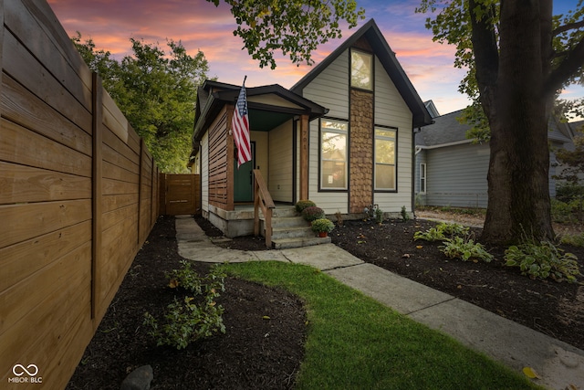 view of front of house