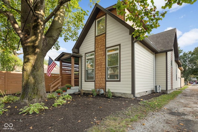 view of front of home