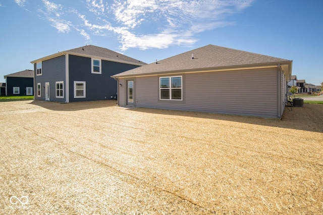 view of rear view of property
