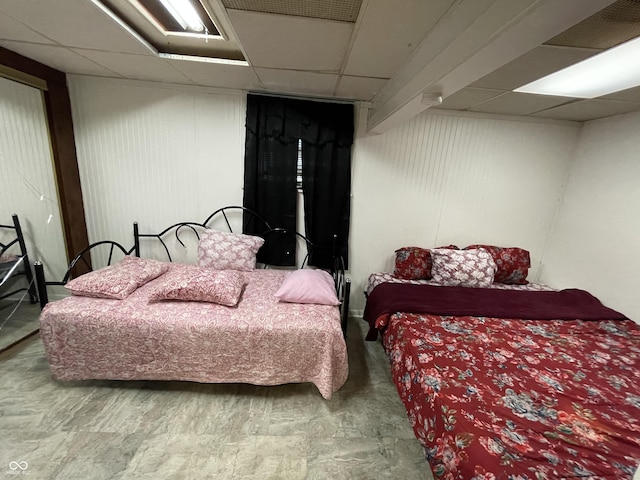 3991 Bennett Dr, Indianapolis, IN 46254 - bedroom with a paneled ceiling