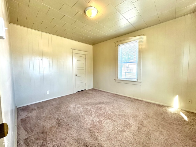 spare room featuring carpet