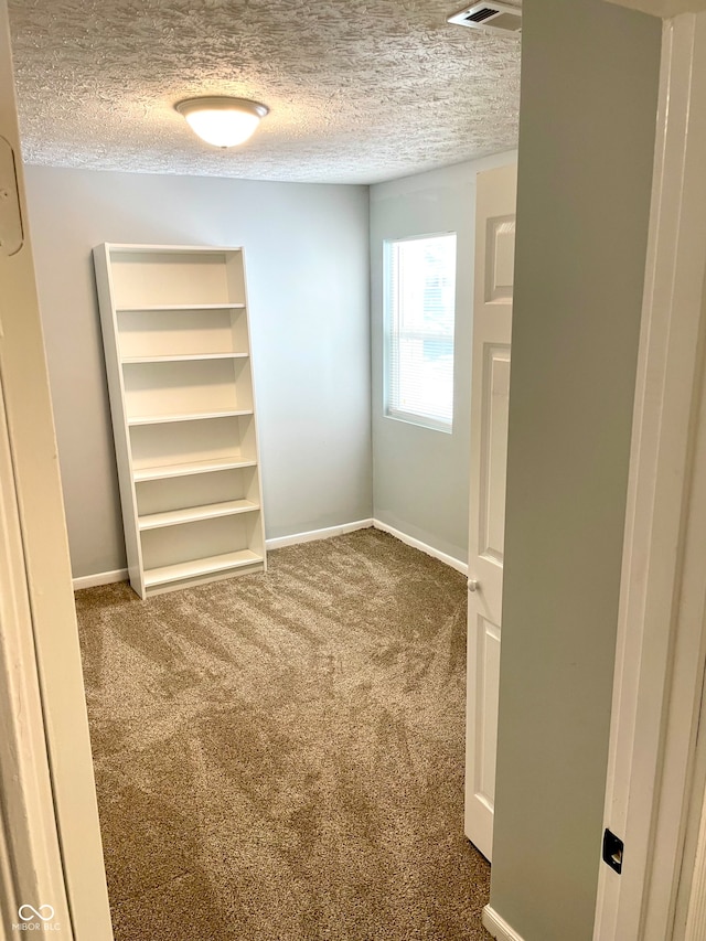 spacious closet featuring carpet floors