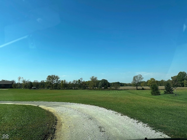 view of road