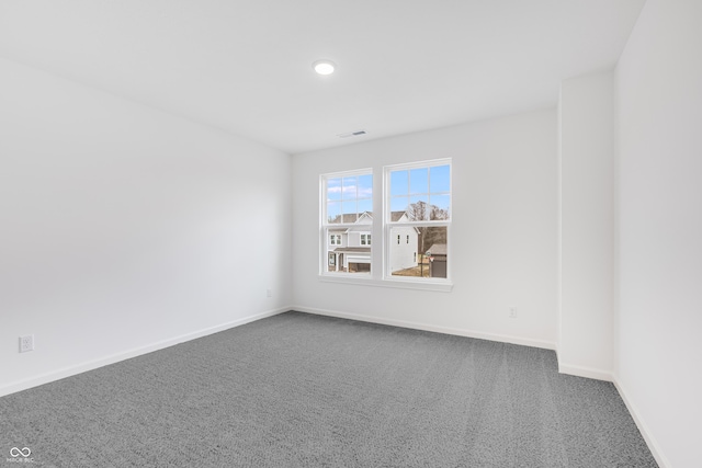 empty room with carpet floors