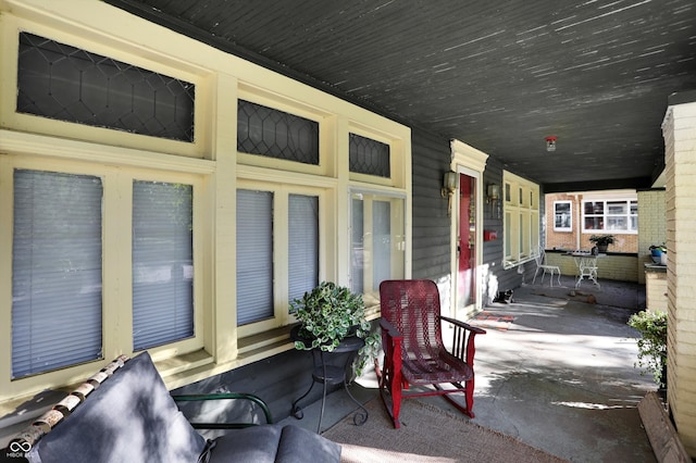 view of patio / terrace featuring a porch