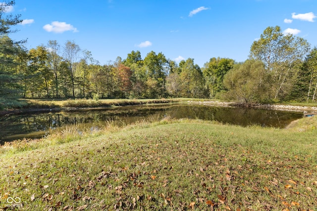 view of local wilderness featuring a water view