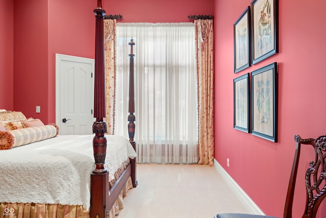 bedroom featuring carpet floors