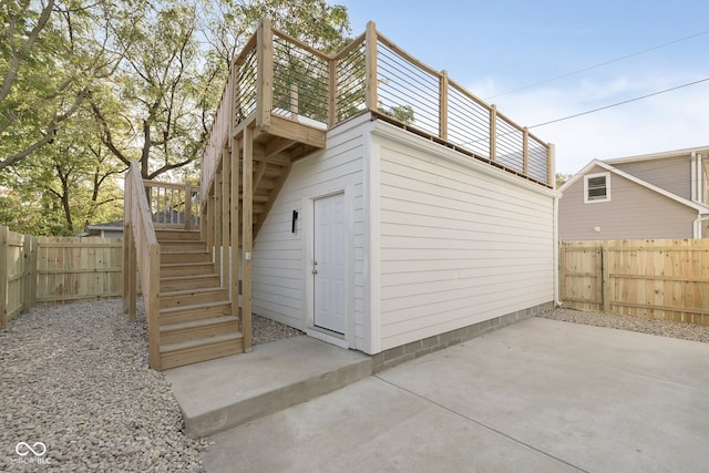 view of outbuilding