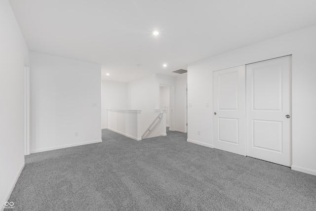 basement featuring carpet