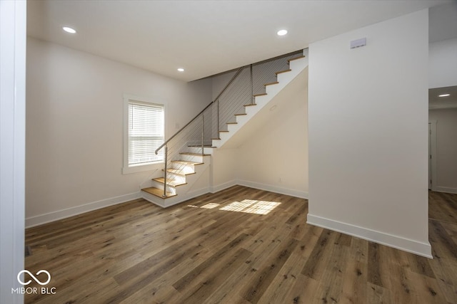 interior space featuring hardwood / wood-style floors