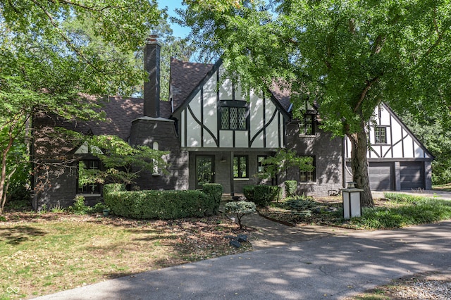 view of tudor house